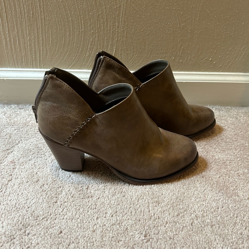 Tan Ankle Booties